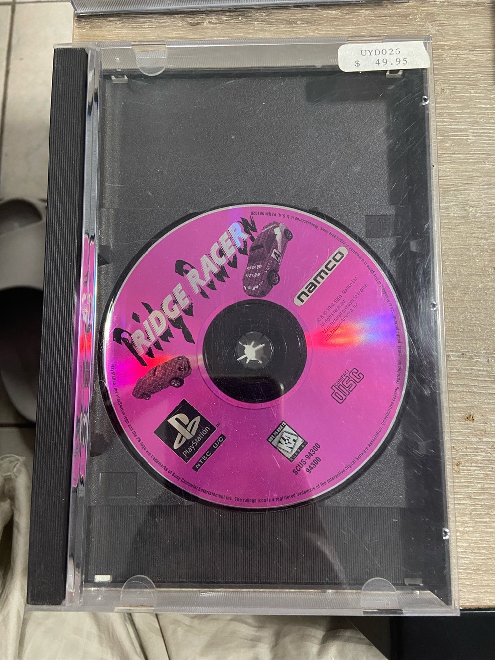 Ridge Racer (Sony PlayStation 1 PS1 1995) Long Case *No Manual*